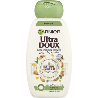 Garnier Ultra Doux Almond Milk Hydrating Shampoo, 400Ml