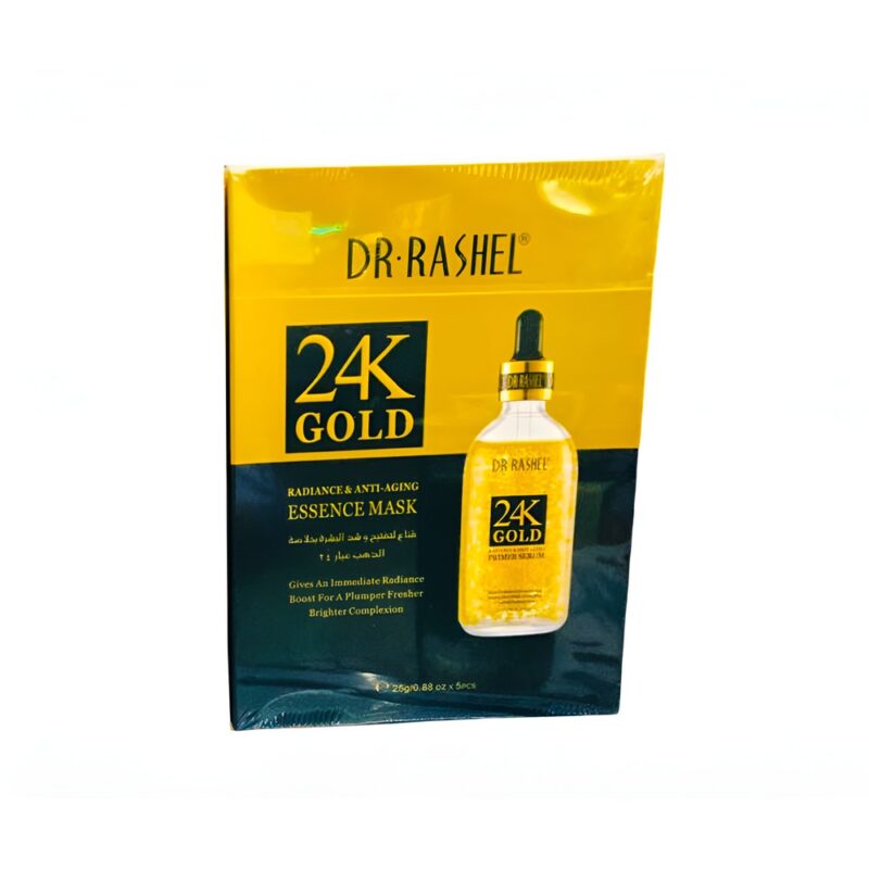 Dr. Rashel 24k Gold Radiance & Anti Aging Essence Mask 5 Pcs