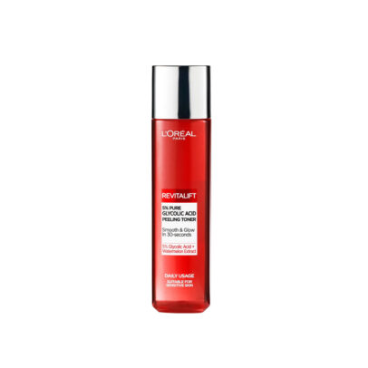 LOREAL Revitalift 5% Pure Glycolic Acid Peeling Toner 180ml