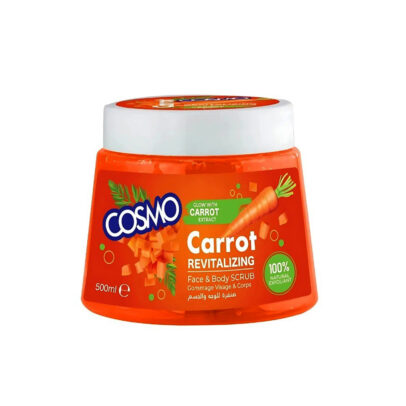 Cosmo Face and Body Scrub Vitamin-Rich Carrot Extract - 500ml